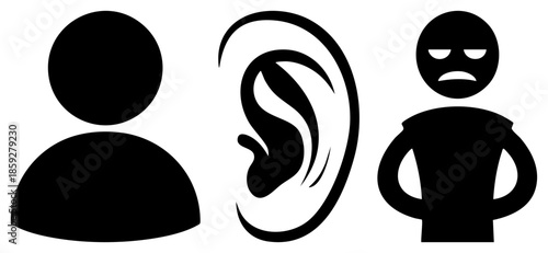 Person listening to angry person