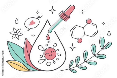 NATIONAL HYALURONIC ACID DAY vector illustration isolated 