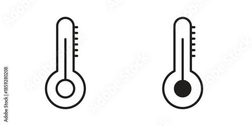 Temperature icons symbol collection. Vector Illustration. vector icon set.