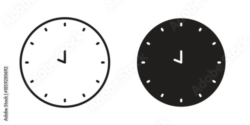 Time icons symbol collection. Vector Illustration. vector icon set.