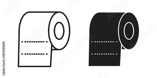 Toilet Paper icons symbol collection. Vector Illustration. vector icon set.