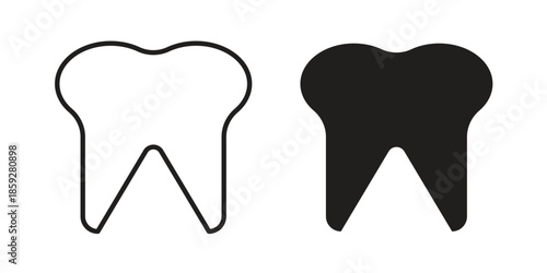 Tooth icons symbol collection. Vector Illustration. vector icon set.