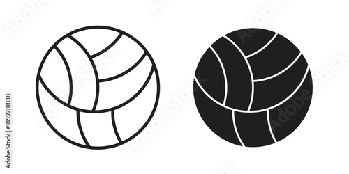 Volley ball icons symbol collection. Vector Illustration. vector icon set.