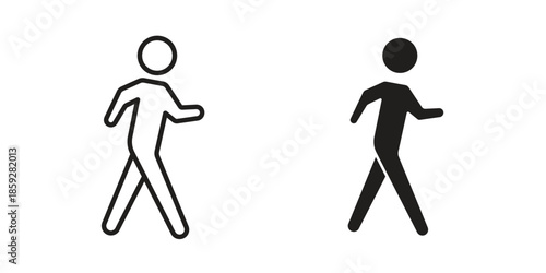 Walk icons symbol collection. Vector Illustration. vector icon set.