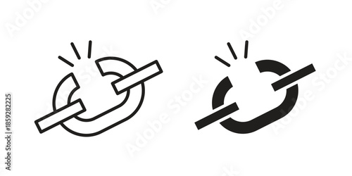 Weakness icons symbol collection. Vector Illustration. vector icon set.