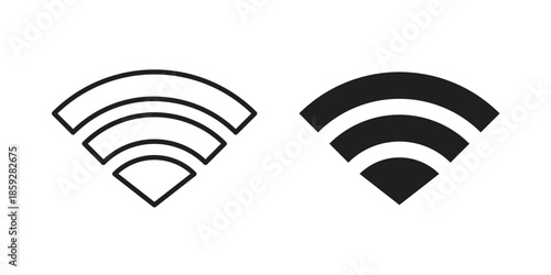 Wifi Signal icons symbol collection. Vector Illustration. vector icon set.