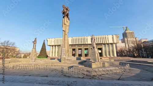 Manas Mythical Hero Statue in Bishkek – Kyrgyz Epic Warrior