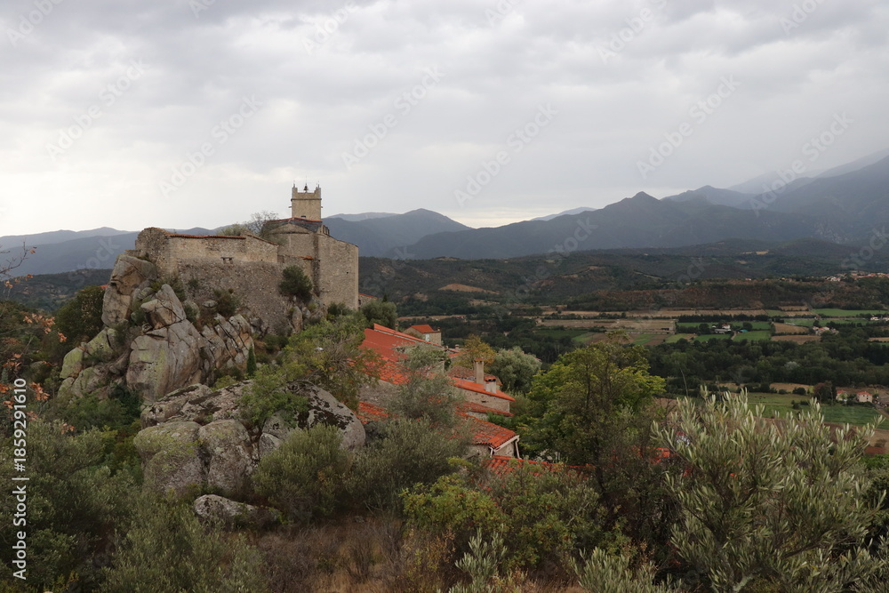 Obraz premium Eus et Villefranche