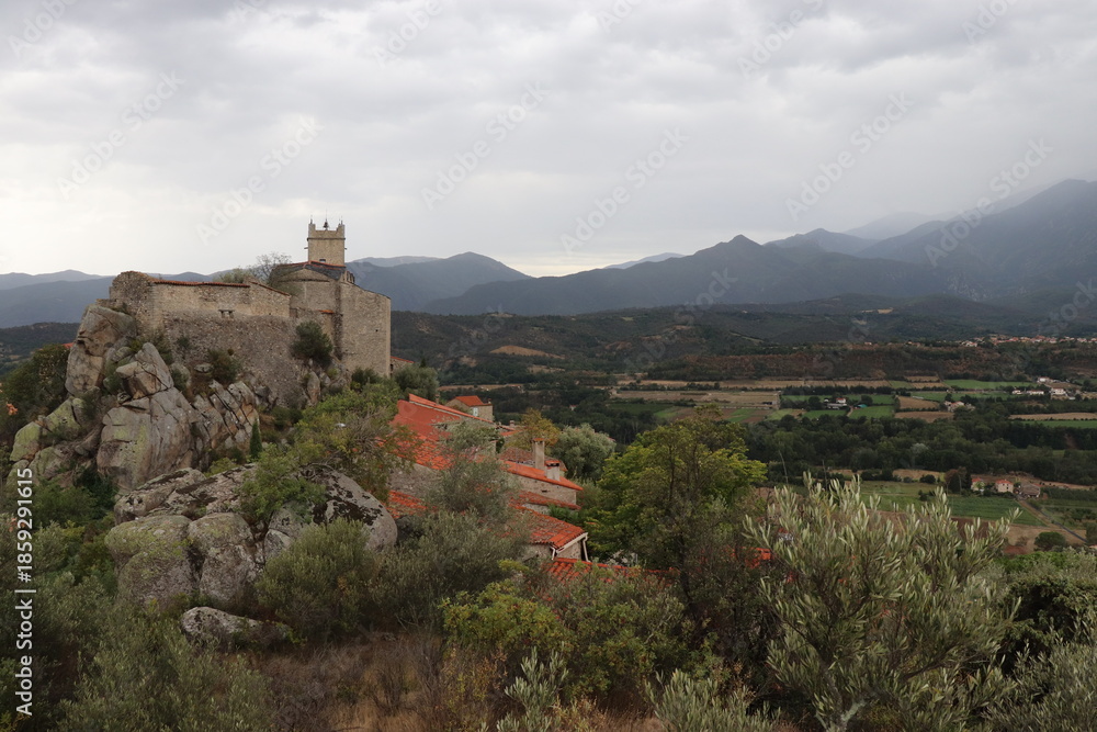 Obraz premium Eus et Villefranche