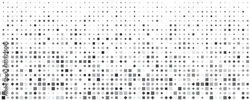 Vintage halftone monochrome geometric texture background. Abstract Texture