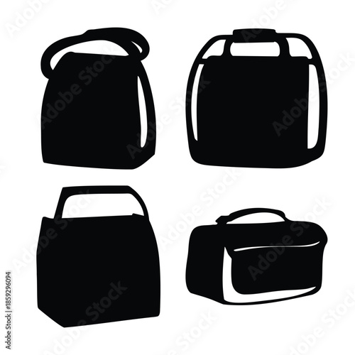 Collection of various bag silhouettes showcasing different styles for travel and everyday use