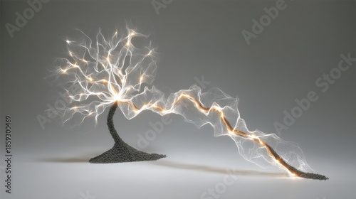 christmas tree with snow