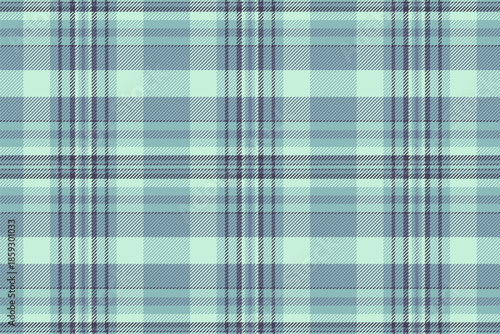Professional plaid texture textile, sixties background tartan seamless. Vintage fabric vector pattern check in pastel and light colors.