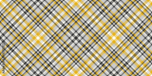 Hippie check texture vector, intricate pattern fabric background. Various textile seamless plaid tartan in grey and amber colors.