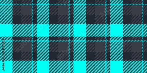Korean check pattern plaid, variety textile vector seamless. American fabric tartan texture background in dark and bright colors.