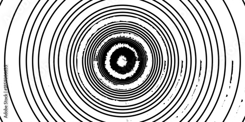 Circular starburst explosion texture. Distressed uneven grunge background. Abstract vector illustration. Overlay to create interesting effect and depth. Isolated on white background.