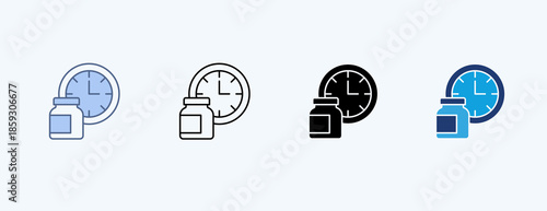 Dose Multiple Icon Illustration Vector