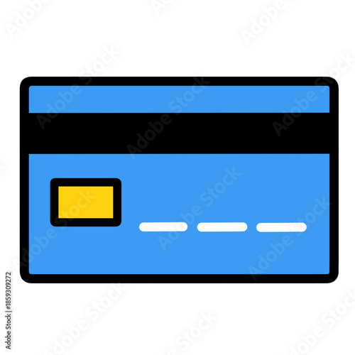 Set of flat credit card vector icons featuring modern business button designs and web technology symbols for internet payment signs on a glass folder illustration