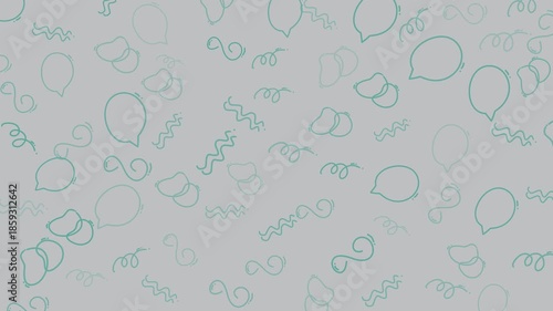 Pattern of speech bubbles and squiggles, great for social media backgrounds, blog graphics, or communication concepts in design projects