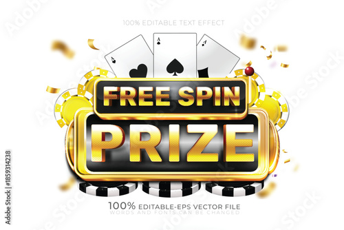 free spin poker casino chip design