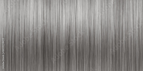 Brushed metal texture background with silver steel pattern and metallic lines