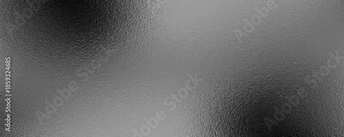 gray foil glass texture background. Abstract gradient bright light reflection and shiny rough texture surface