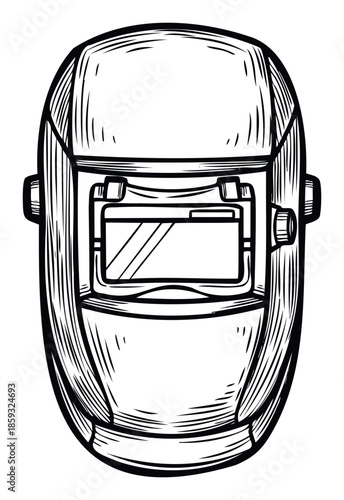 Essential protective gear for welders in construction and manufacturing industries, ideal for safety awareness campaigns and workshop publications.