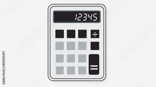 Simple Electronic Calculator with Digital Display.