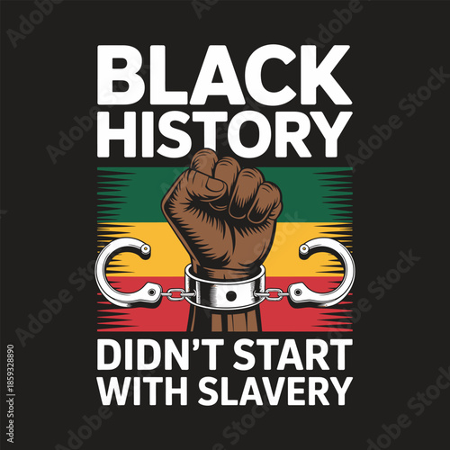 Black history did not start with slavery