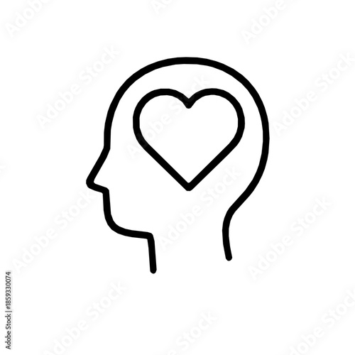 Mental health support counseling accessibility icon (vector)