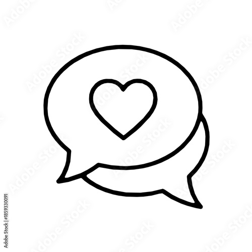 Mental health chatbot therapy support rounded accessibility icon (vector)