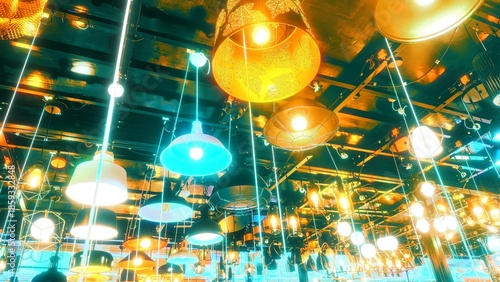 Modern Hanging Pendant Lights Cafe Restaurant Interior, Lantern shop