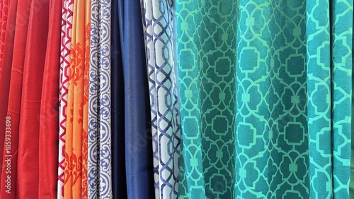 
Colorful Fabric Textile Pattern Collection Interior Background, colorful fabric texture