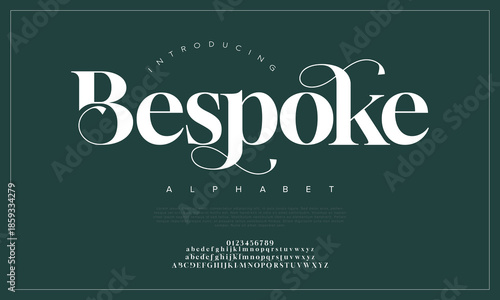 Elegant alphabet letters font logo. Typography luxury classic lettering serif italic fonts decorative wedding vintage retro logos. vector illustration