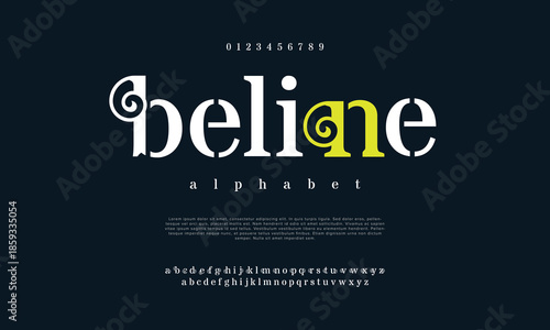 Elegant alphabet letters font logo. Typography luxury classic lettering serif italic fonts decorative wedding vintage retro logos. vector illustration