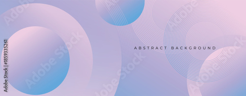 Abstract blue background with glowing curve geometric lines. Modern minimal shiny blue lines pattern.