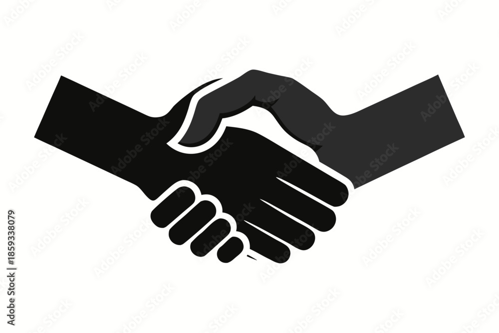 Fototapeta premium handshake vector illustration
