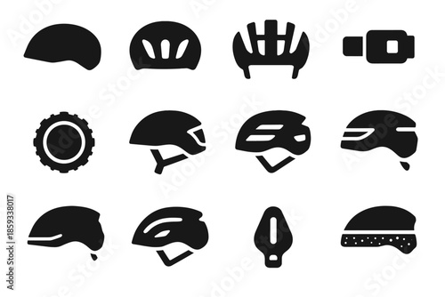 Vector vent icons side shell rear helmet divider mount channel bike slot