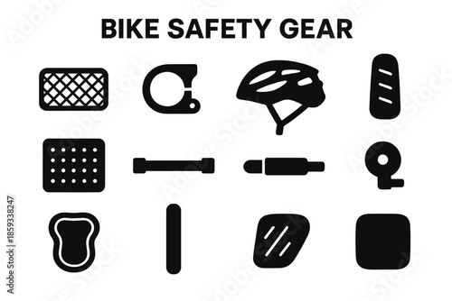 Hinge gear pad icon panel ridge vector clamp strip tile contour safety