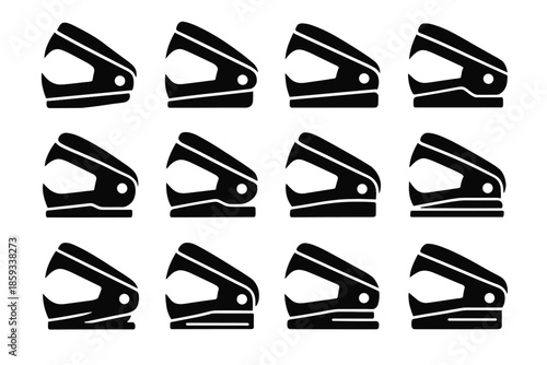 Frame bar handle staple pivot vector base support ridge remover arms icon