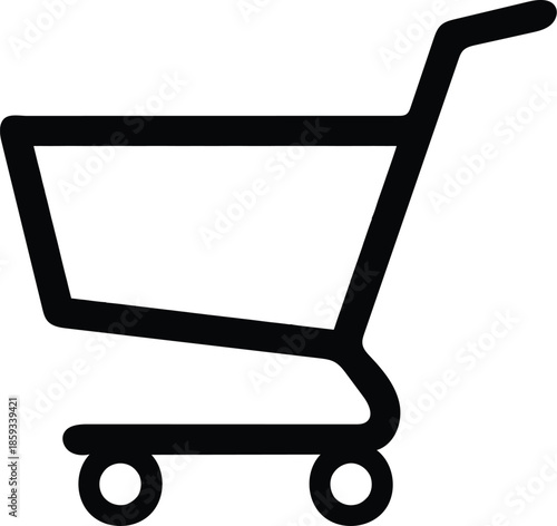 Shopping Cart Icon – Online Store and E-Commerce Concept