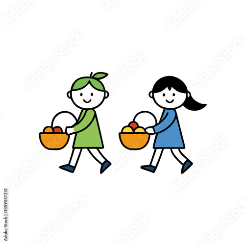 children playing basketball