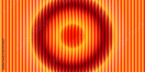 Summer sunset glow with vibrant gradient light with fractal glass effect and illuminated with warm blending glowing tones. 