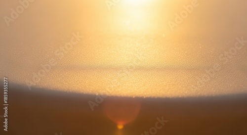 Sunset over calm waters