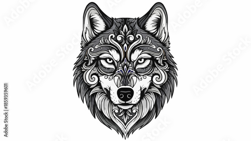 wolf head mascot