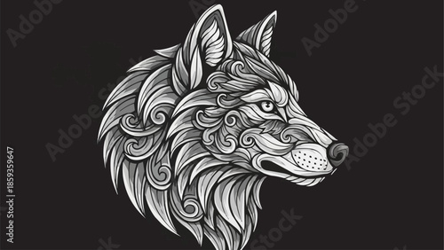 wolf head tattoo