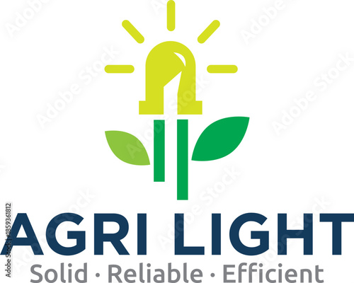 Agriculture logo design. Set of icon. Agronomy logo with plants on a fields on white background. Vector illustration.Eco sun logo design, plant and sun growth in three styles,editable stroke icons,