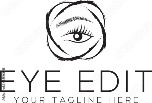 Eye Vision Logo Design Template. Eye Care Clinic Logo Inspiration. Vision Care Logo Vector. Eye Icon.