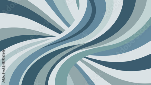 Blue Swirling Abstract Shapes Pattern Design.