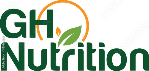 Vector illustration design of National Nutrition Week circle logo symbol.